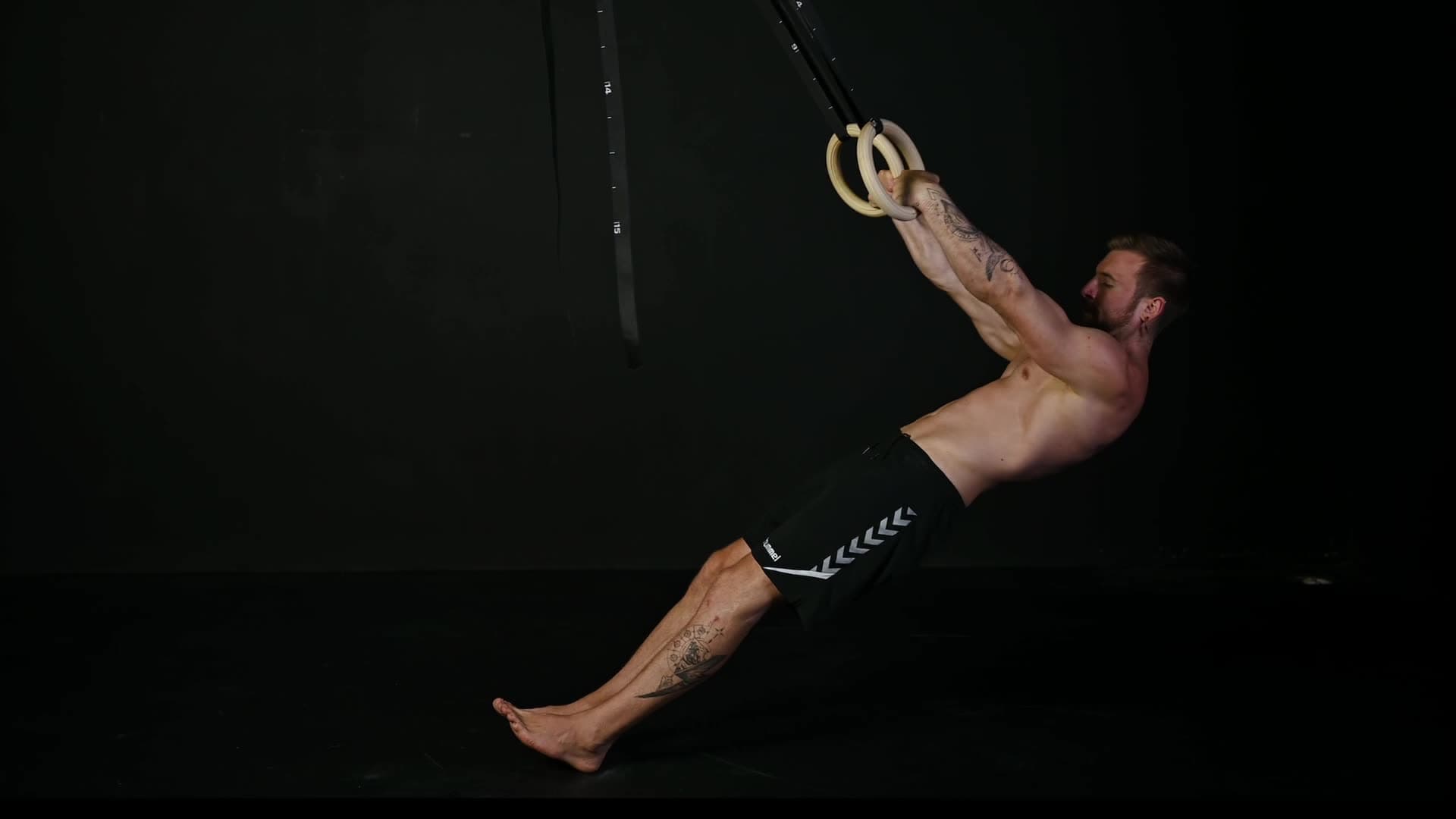 Pseudo Front Lever Row Progressions